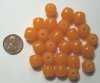 25 11mm Translucent Butterscotch Horn